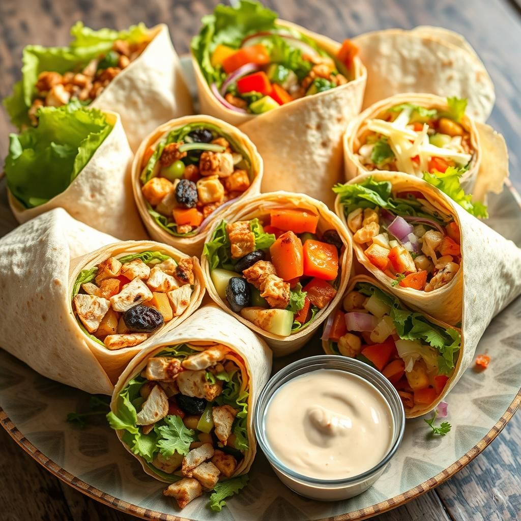 Wraps with Nutritious Fillings