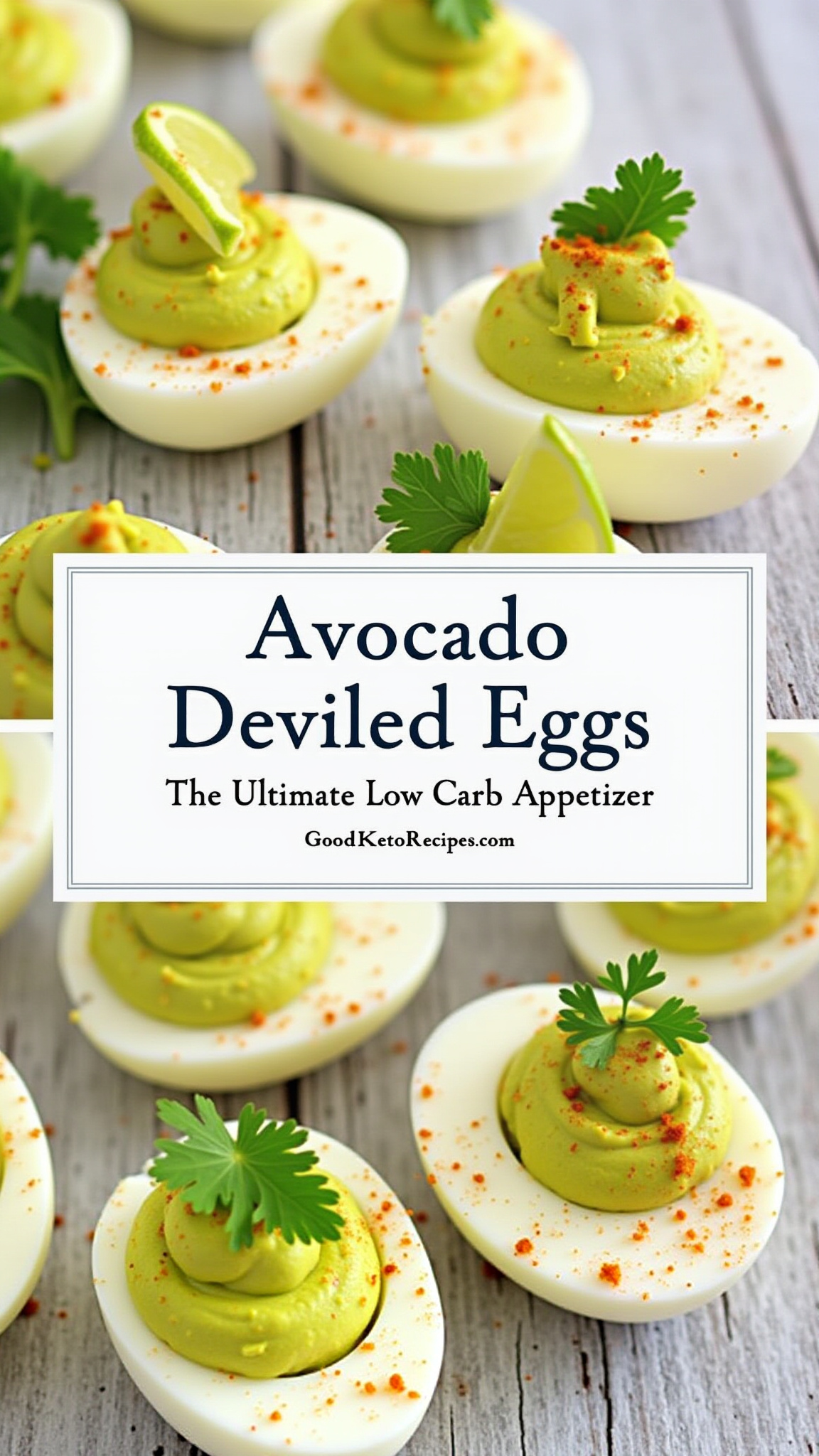 Avocado Deviled Eggs