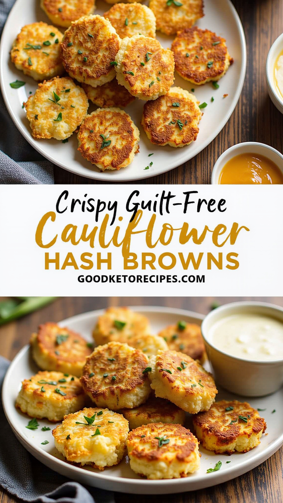 Keto Cauliflower Hash Browns