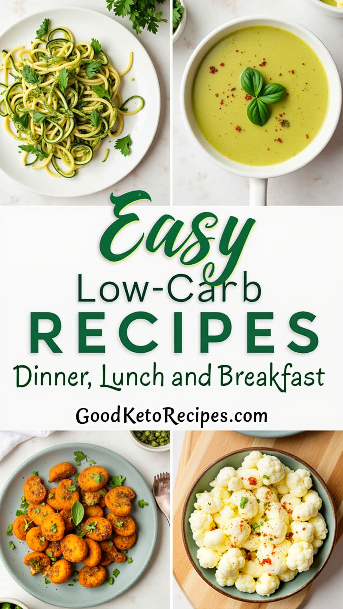Easy Low-Carb Recipes: Dinner, Lunch, and Breakfast