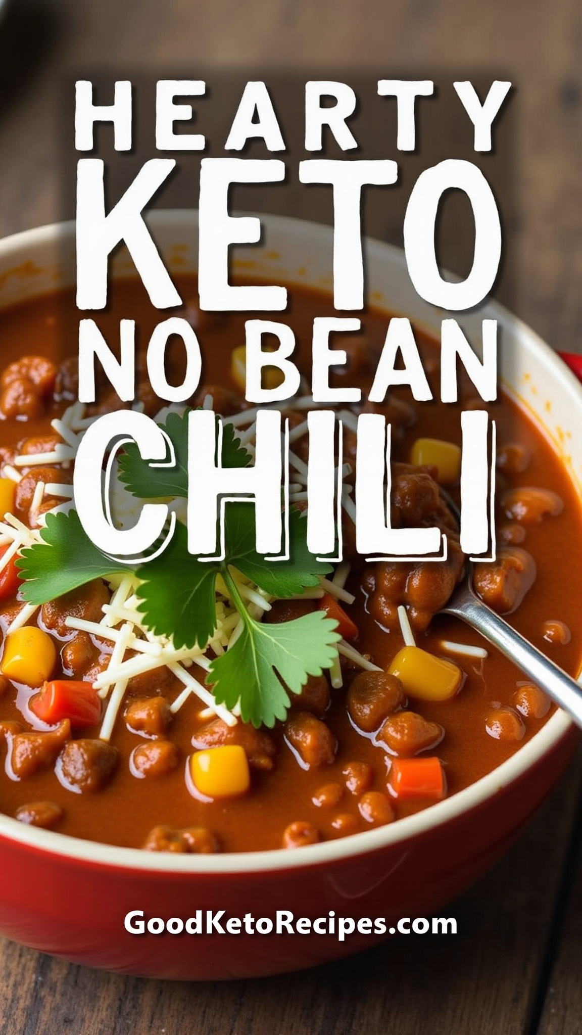 Keto No Bean Chili Pinterest Pin