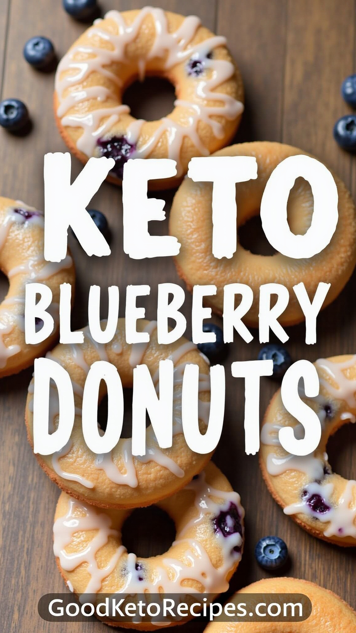 Keto Blueberry Donuts