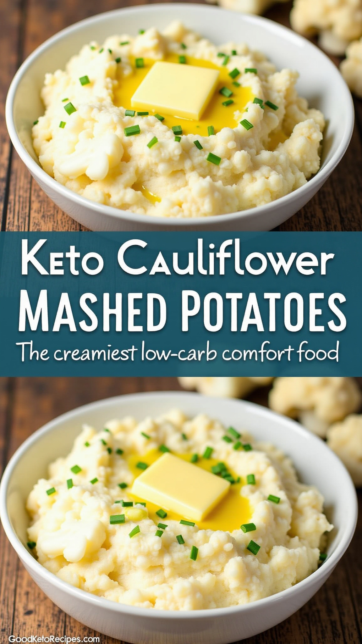 Keto Cauliflower Mashed Potatoes