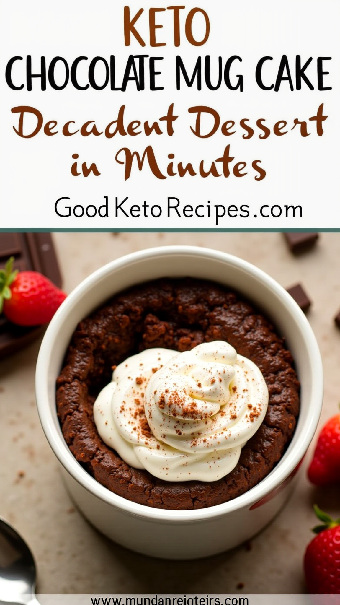 Keto Chocolate Mug Cake