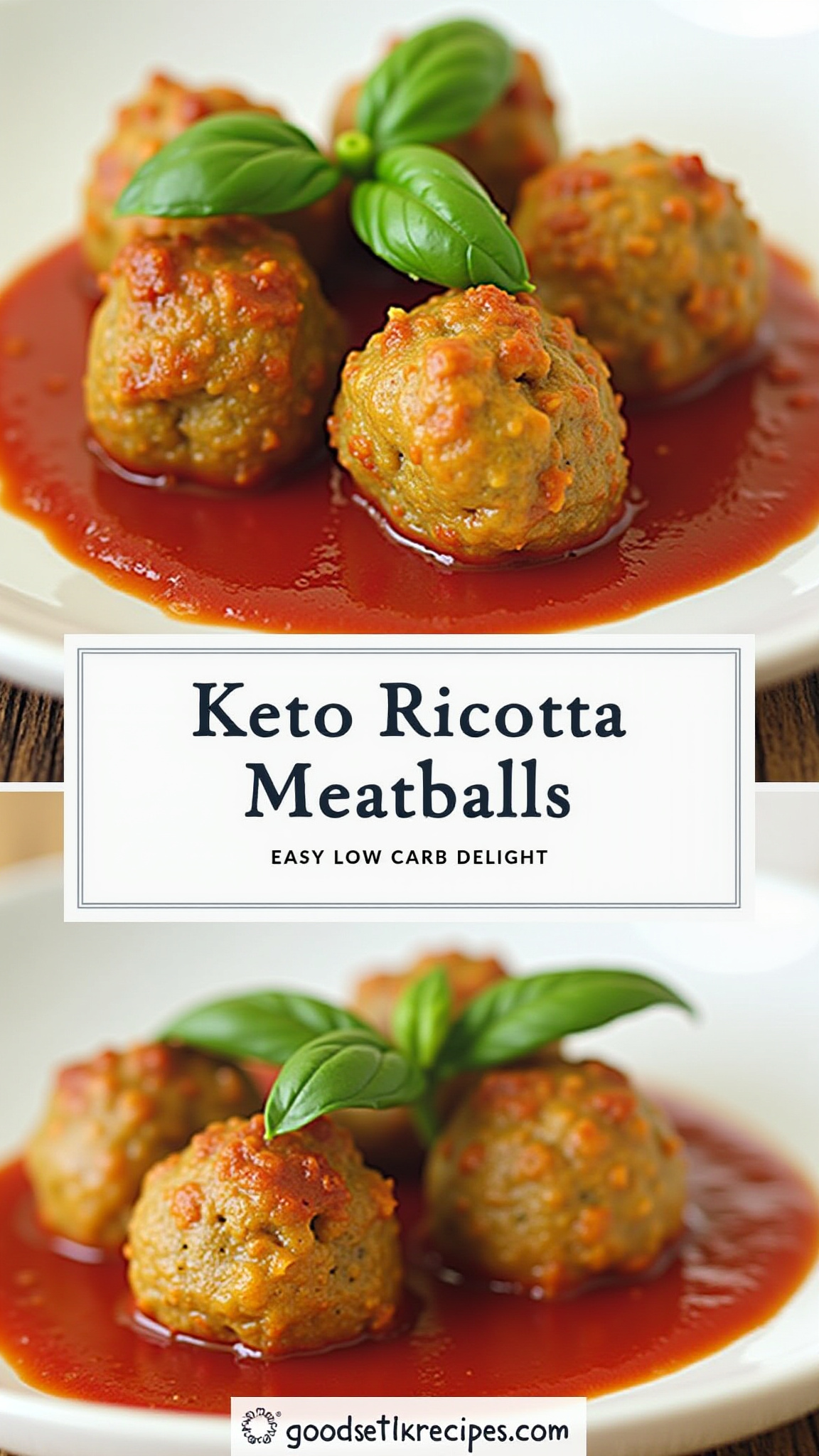 Keto Ricotta Meatballs