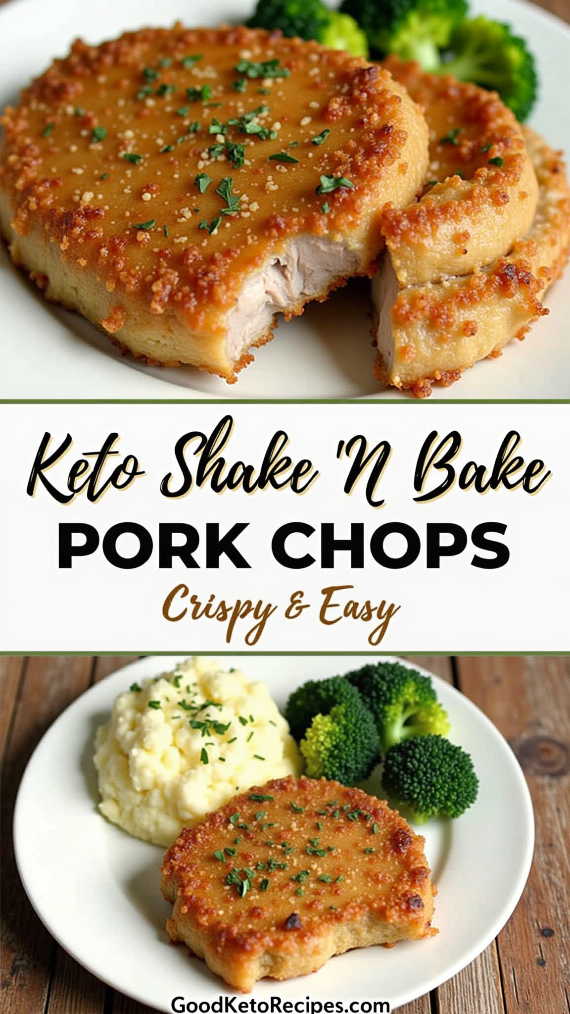 Keto Shake 'N Bake Pork Chops