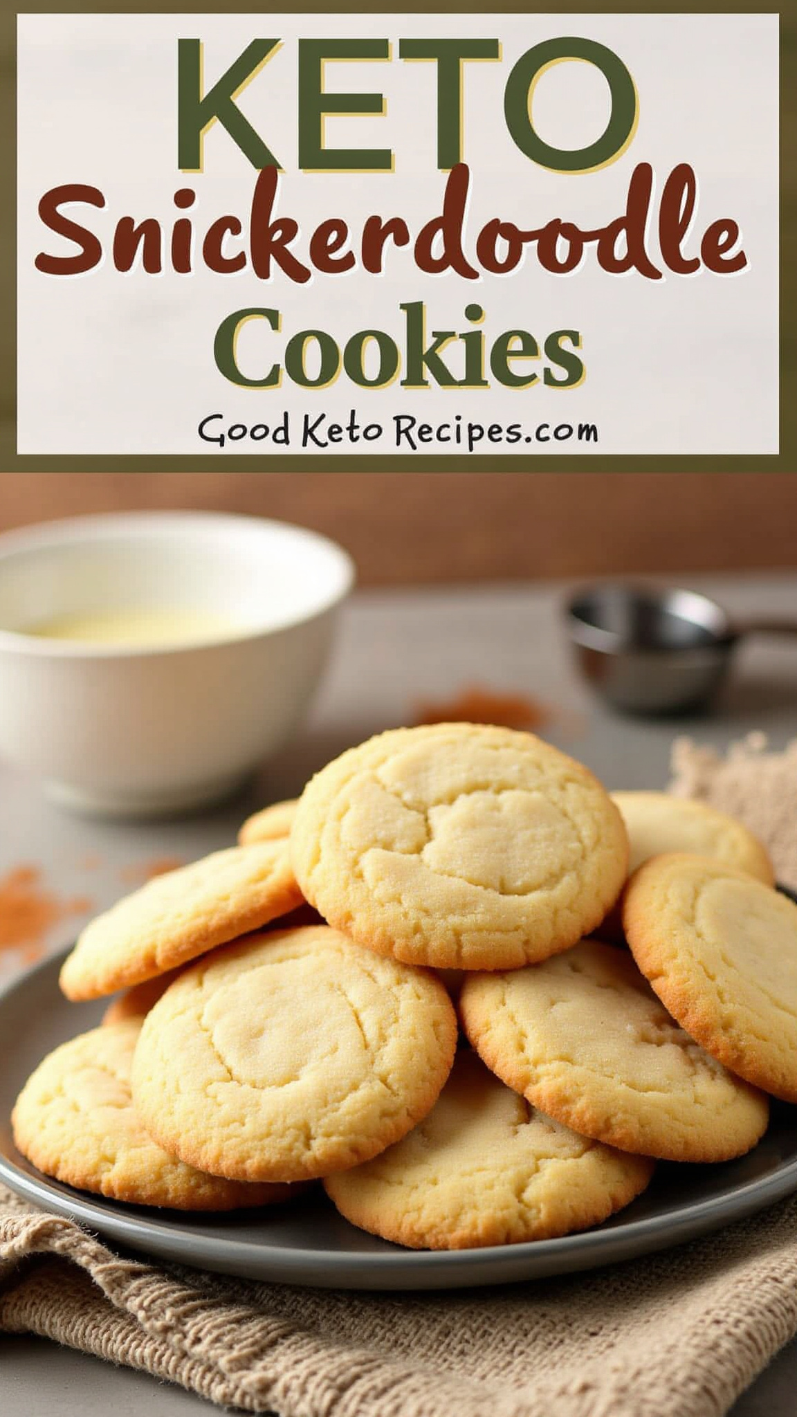 Keto Snickerdoodle Cookies