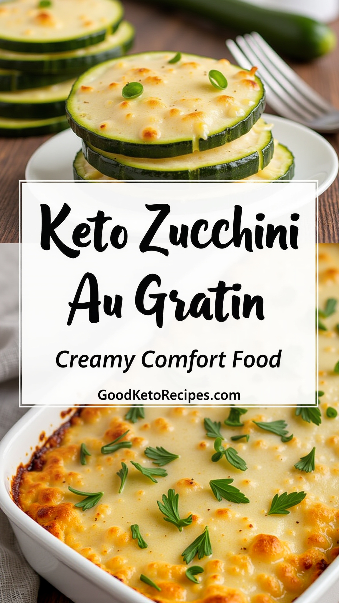 Keto Zucchini Au Gratin