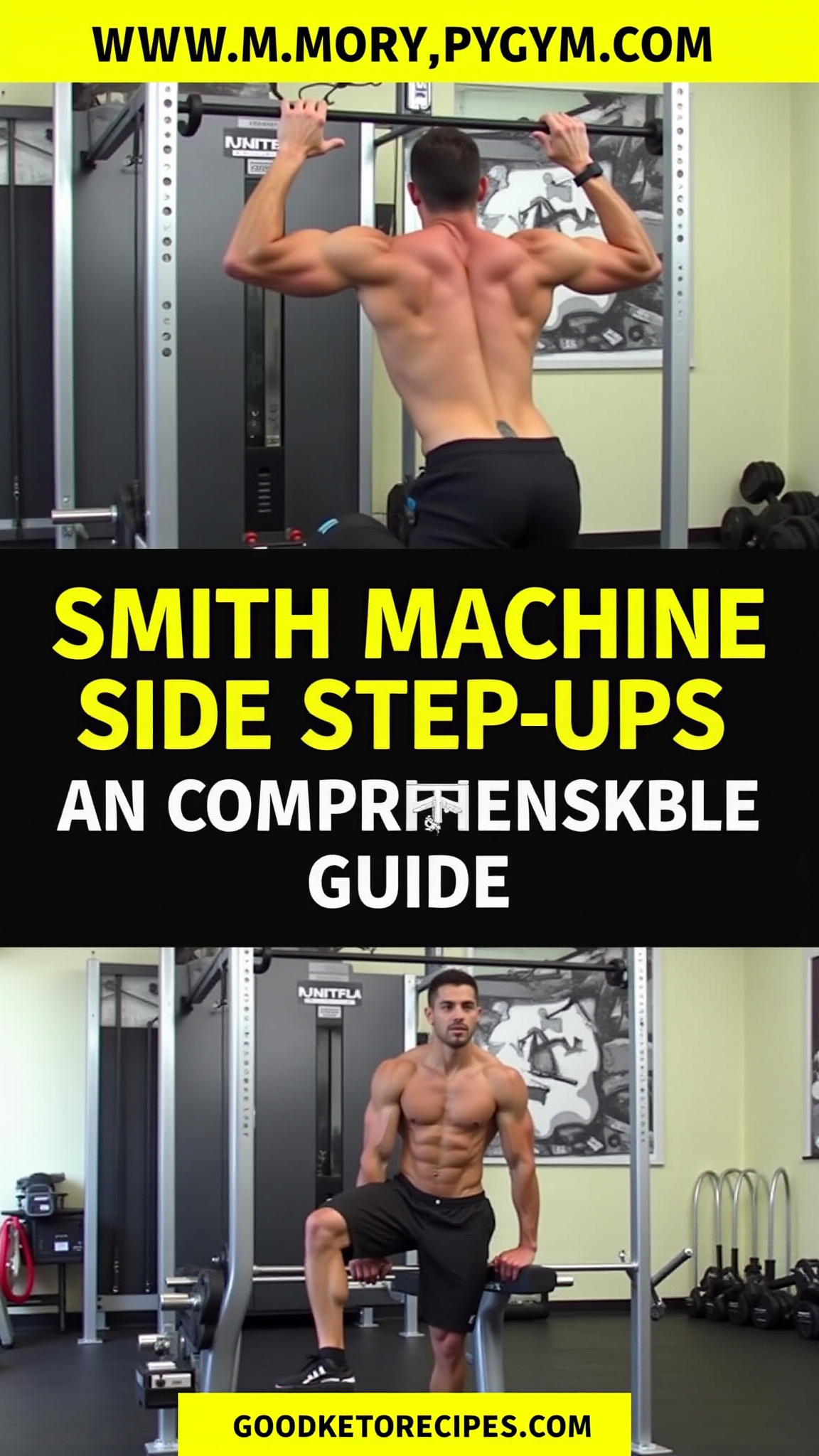 Smith Machine Side Step Ups
